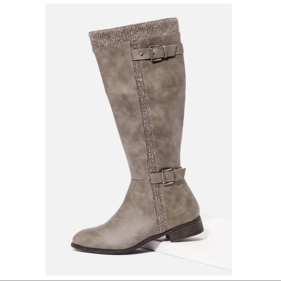NIB! Nadina Sweater-cuff Riding Boot Wide Calf - Picture 3 of 8
